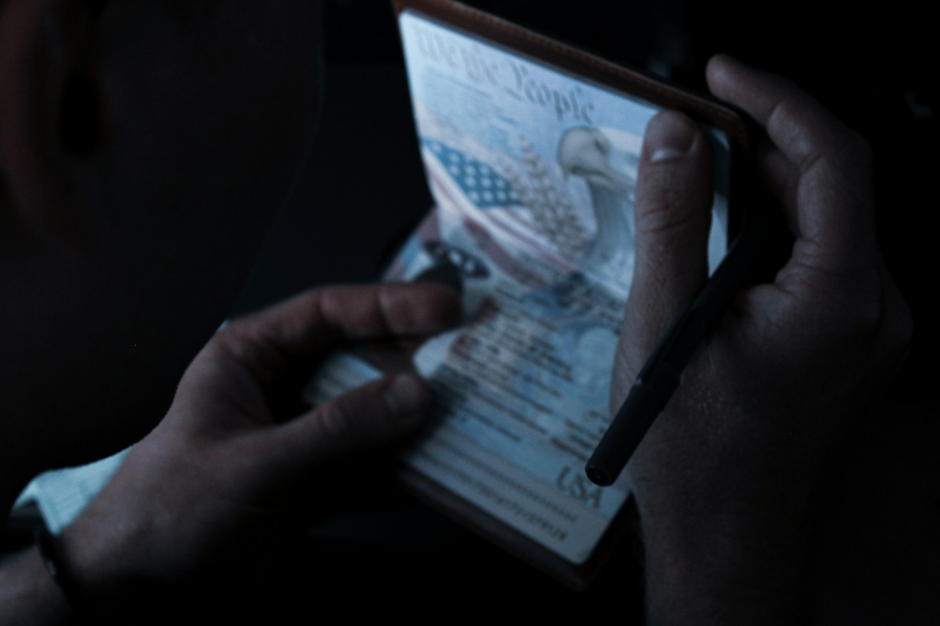 a person holding a tablet in their hands